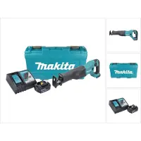 Makita DJR 186 RF1K Akku Reciprosäge Säbelsäge 18 V + 1x Akku 3,0 Ah + Ladegerät + Koffer