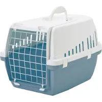 Savic Transportbox Trotter - Blau / Weiß - 48 x 33 x 31 cm
