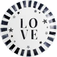Blond Amsterdam Schale Liebe in Schwarz - 31cm | Gr.: onesize