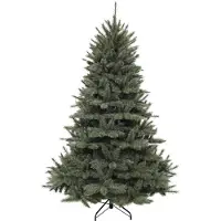 Triumph tree Forest Frosted Pine künstlicher Weihnachtsbaum Newgrowth blau h155 d119 cm (blauw)