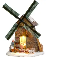 Luville Getreidemühle Adapter enthalten l20xw17xh24,5 cm Weihnachtshaus (mix)
