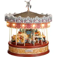 Luville Anton Pieck Karussell b/o h25,5xd23 cm Efteling Weihnachtshaus (mix)