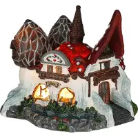 Luville Huis van de Kabouters b/o l10,5xw9,5xh8,5 cm Efteling Weihnachtshaus (mix)