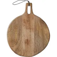 Mica Decorations Duko Servierregal - Ø28 cm - 100% FSC Mango-Holz - Braun