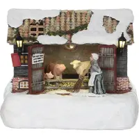 Luville Weihnachtsfigur Bauernhof 18x13,5x14 cm (mix)