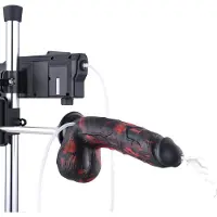 Hismith Premium Sprühende Fantasy Dildo KlicLok und Saugnapf 21 cm