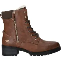 Mustang Shoes Schnürstiefelette "Shoes Stiefelette Lederimitat"
