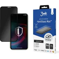 3mk Protection HardGlass Max Privacy Screen protector, Apple, iPhone 11, Tempered Glass, Transparent