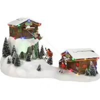 Luville Skiliftadapter inklusive l45,5xw25xh23,5 cm Weihnachtshaus (mix)