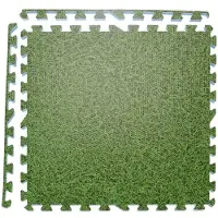 Gardalux XQ Max Bodenfliesen 6 Stk. Grasmuster Grün