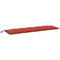 vidaXL Gartenbank-Auflage Melange Rot 180x50x7 cm Stoff