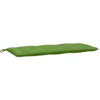 vidaXL Gartenbank-Auflage Melange Grün 120x50x7 cm Stoff