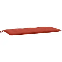 vidaXL Gartenbank-Auflage Melange Rot 120x50x7 cm Stoff