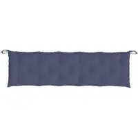 vidaXL Gartenbank-Auflage Marineblau 180x50x7 cm Oxford-Gewebe