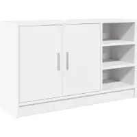 vidaXL Waschbeckenunterschrank Weiß 90x29x55 cm Holzwerkstoff