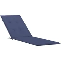 vidaXL Liegestuhl-Auflage Marineblau Oxford-Gewebe
