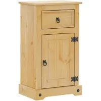 vidaXL Badschrank Corona 45x33x80 cm Massivholz Kiefer