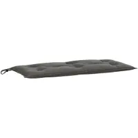 vidaXL Gartenbank-Auflage Melange Dunkelgrau 100x50x7 cm Stoff