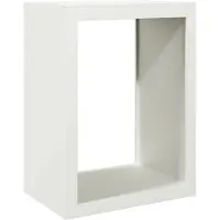 vidaXL Brennholzregal Weiß 60x40x80 cm Stahl