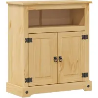 vidaXL Badschrank Corona 70x33x80 cm Massivholz Kiefer