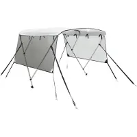 vidaXL 3-Bow Bimini-Top mit Mesh-Seitenteilen 183x(154-167)x137 cm