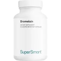 SuperSmart Bromelain Dietary Supplement - 90 Magensaftres. Kaps.