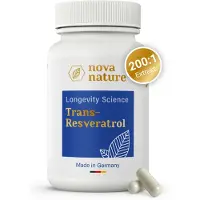 Nova Nature Trans Resveratrol aus Japanischem Staudenknöterich - von NovaNature (60 Kapseln) 37 g Kapseln