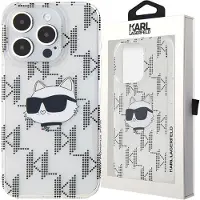 Karl Lagerfeld Klhcp15lhklpcht Iphone 15 Pro 6.1 Iml Choupette Head&monogram Handyhülle