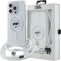 Karl Lagerfeld Klhmp14lhcchnt Iphone 14 Pro 6.1 Iml Choupette Head&cord Handyhülle