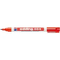 Edding Marker 404, mit feiner Spitze, rot, 10 Stück