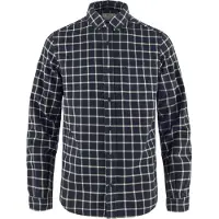 Fjällräven Övik Flannel Shirt M Dark Navy-Chalk White