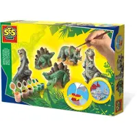 SES Creative Gießen und Bemalen - Dinosaurier - - One Size - Kreatives Spielset