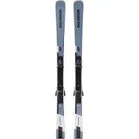 Salomon - Ski Set inkl. Bdg. - Pistenski - S/Max 10 + M11 Gw Copen Blue/Black/White 2025 - Größe 165 cm - Blau