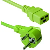 ACT Powercord mains connector CEE7/7 male (angled)