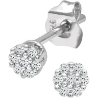 Diamant L'Eternel Ohrstecker aus 375 Weißgold mit Diamant | Gr.: onesize