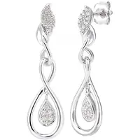 Diamant L'Eternel Ohrhänger aus 375 Weißgold mit Diamant | Gr.: onesize