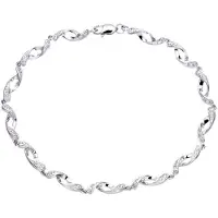 Diamant L'Eternel Armband aus 375 Weißgold mit Diamant gedreht | Gr.: onesize