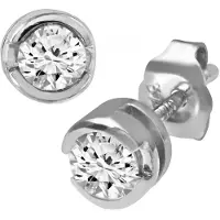 Diamant L'Eternel Ohrringe aus 375 Weißgold mit Diamant | Gr.: onesize