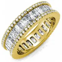 MYC Paris Glamour Lock Ring - Gold und Kristall