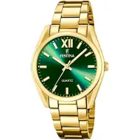 Festina Herren Uhr Casual Edelstahl Armbanduhr gold UF20640/9