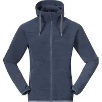 Bergans Sweatjacke Hareid Fleece Jacket Herren Granite Blue-L