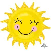 Usorteret SuperShape Sonnige Sonne Folienballon verpackt 74