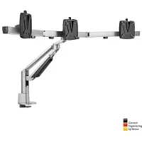 Novus Triple-Monitorarm Clu Plus X3 C, 1,5-4,5 kg je Arm, dreh-/schwenk-/höhenverstellbar, VESA, weiß