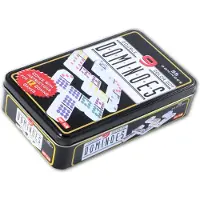Quint Domino Doppel-9 – in der Dose – 55 Steine