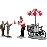 Lemax Weihnachtsfigur Gelato cart (mix)
