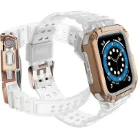 Hurtel Protect Strap Band Band with Case for Apple Watch 7 / SE (41/40 / 38mm) Case Armored Watch Cover Pin