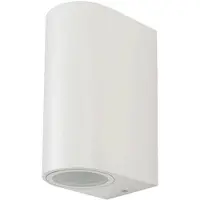 V-TAC Up Down Strahler VT-7652 (7542), 230V, GU10, IP 44, Aluminium, weiß