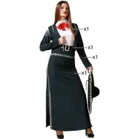 Atosa Mariachi-damenkostüm