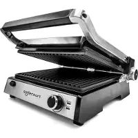 Safecourt Kitchen - 3-in-1 Kontaktgrill - Abnehmbare Platten - 180 °C Gril - Schwarz
