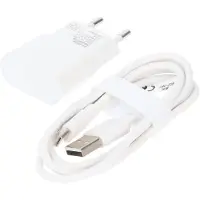 Goobay USB-C-Dual-Ladeset (12 W), Netzteil mit 2x USB-Anschlüssen, USB-C-Kabel, 1 m, weiß, Drinnen, AC, 5 V, 1 m, Weiß